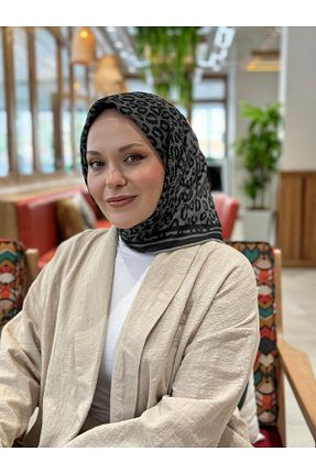 روسری مشکی پنبه ای locella - کد 854861096