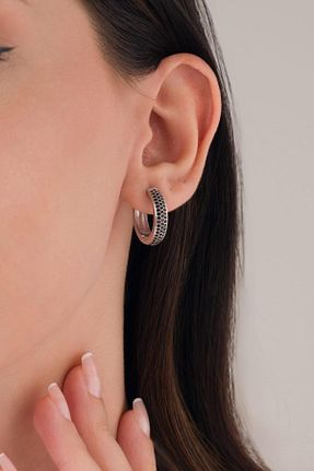 گوشواره نقره زنانه 925 عیار Tmt Silver - کد 854861272