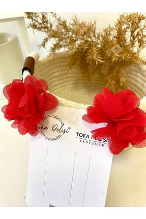 گیره سر قرمز بچه گانه پلی استر Toka Delisi - کد 854884651