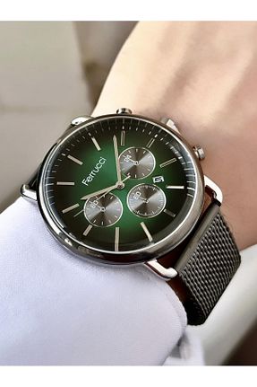 ساعت مچی سبز مردانه 41-45 میلی متر Ferrucci - کد 846445315