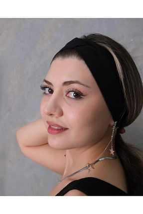 کش سر مشکی زنانه پنبه ای Elena - کد 846967473