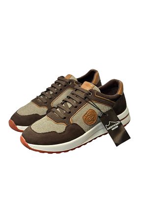 کفش پیاده روی قهوه ای زنانه پارچه ای AristocratShoes - کد 839461415