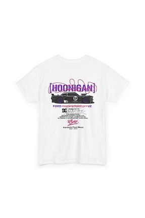 تیشرت سفید زنانه رگولار hoonistyle - کد 849839453