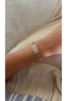 دستبند استیل (فولاد) صورتی زنانه استیل (فولاد) Opia JEWELRY - کد 854924257