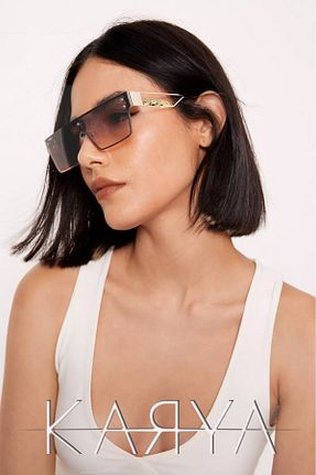 عینک آفتابی قهوه ای زنانه UV400 KaryaEyewear - کد 806034259