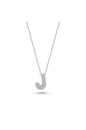 گردنبند نقره خاکی زنانه 925 عیار Bulvardi - کد 66596072