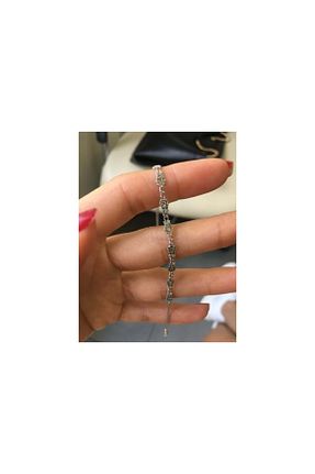 دستبند نقره طلائی زنانه 925 عیار Bulvardi - کد 59133483