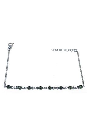 دستبند نقره طلائی زنانه 925 عیار Bulvardi - کد 59133483