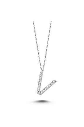 گردنبند نقره خاکی زنانه 925 عیار Bulvardi - کد 70308663