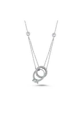 گردنبند نقره زنانه 925 عیار Bulvardi - کد 66355359