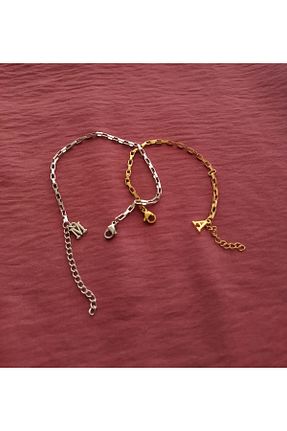 دستبند استیل (فولاد) زنانه استیل (فولاد) derokas - کد 851002188