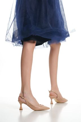 کفش پاشنه بلند کلاسیک بژ زنانه پاشنه نازک Alice Dress - کد 855076495