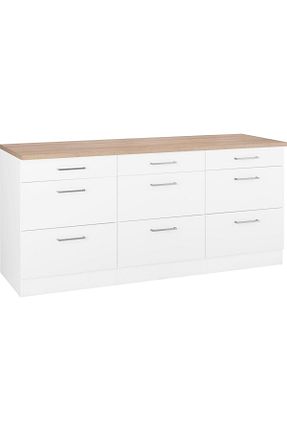 کابینت های آماده آشپزخانه قهوه ای Suntalam Tdesigno - کد 802042091