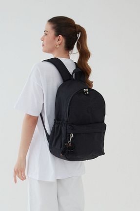 کیف مدرسه مشکی زنانه پارچه ای bakacstore - کد 848481831