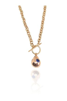 گردنبند نقره صورتی زنانه 925 عیار Linya Jewellery - کد 116723959