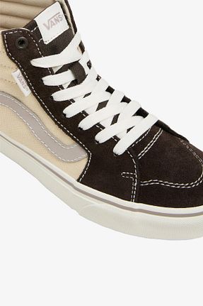 کفش اسنیکر قهوه ای زنانه بند دار Vans - کد 848499451
