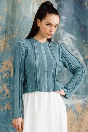 رویه حجاب آبی زنانه ویسکون Hooopstore - کد 841750189