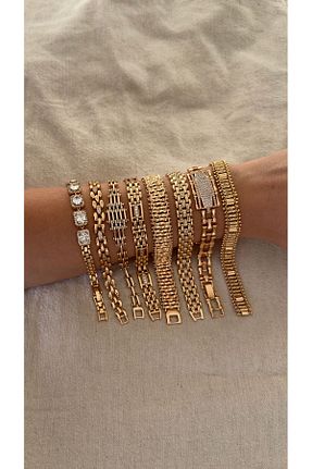 دستبند استیل (فولاد) صورتی زنانه استیل (فولاد) Opia JEWELRY - کد 855089230