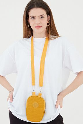 کیف دوشی زرد زنانه پارچه ای Rosso Collina - کد 817305083