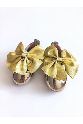 بابت طلائی بچه گانه چرم مصنوعی STELLA BUTİK - کد 837845237