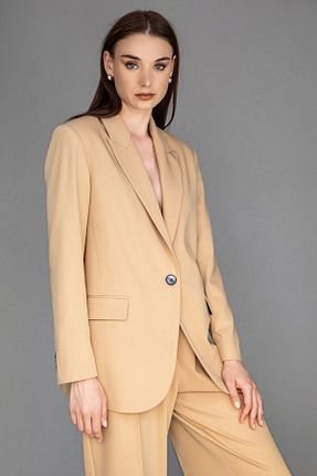 کت بلیزر قهوه ای زنانه پارچه ST COLETTE BR - کد 741756585