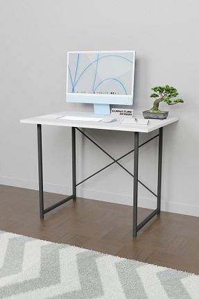 میز تحریر سفید 72 سانتی متر FurnatureDesign - کد 662670487