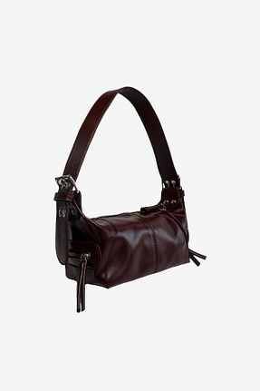 کیف دوشی قهوه ای زنانه چرم مصنوعی MARSEPTUN - کد 825574516