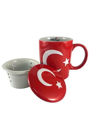 لیوان قرمز پرسلن ArtemisSeramik - کد 87329710