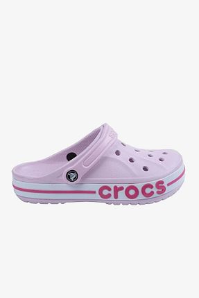 دمپائی صورتی زنانه پارچه ای Crocs - کد 356577223