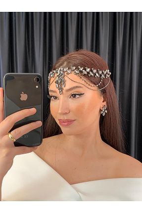 سایر اکسسوری مو طوسی زنانه سنگ کریستال BEYOĞLU NİŞANTAŞI - کد 851695407