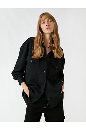پیراهن مشکی زنانه اورسایز Koton - کد 381746159