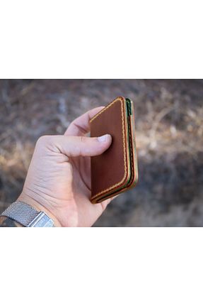 جا کارتی قهوه ای مردانه ابعاد کوچک Derici Amca - کد 777130321