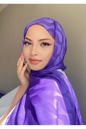 شال بنفش زنانه کد 848261757