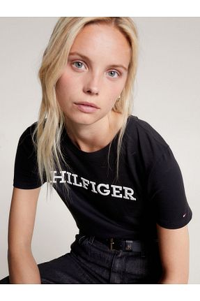 پلیور مشکی زنانه ساده Tommy Hilfiger - کد 846186830