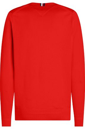 پلیور قرمز زنانه ساده Tommy Hilfiger - کد 845575450