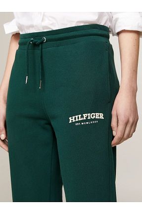 شلوار کرمگن سبز زنانه رگولار Tommy Hilfiger - کد 841592570