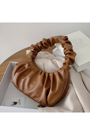 کیف دستی قهوه ای زنانه ابعاد کوچک ihtiyaçavm - کد 749143800