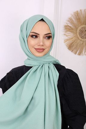 شال سبز زنانه پنبه (نخی) کد 372193394