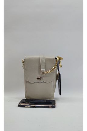 کیف مجلسی قهوه ای زنانه چرم خالص valentina victoria - کد 855411118