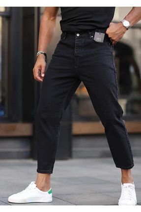 شلوار جین آبی مردانه پاچه ساده Denim Shorty - کد 457105169