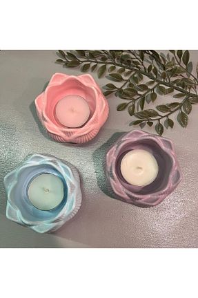 شمعدان و شمع گیر نارنجی Beton ROSES SHOP - کد 813706324