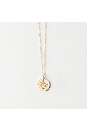 گردنبند نقره طلائی زنانه 925 عیار Gofinery - کد 722156324