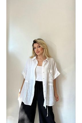 پیراهن سفید زنانه اسلیم فیت LADY RIVSD - کد 855487701