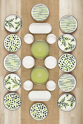 سرویس قهوه خوری سبز 6 نفره Kitchen Life - کد 830548306