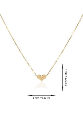 گردنبند طلا زرد زنانه 14 عیار MOOM MÜCEVHERAT - کد 841642787