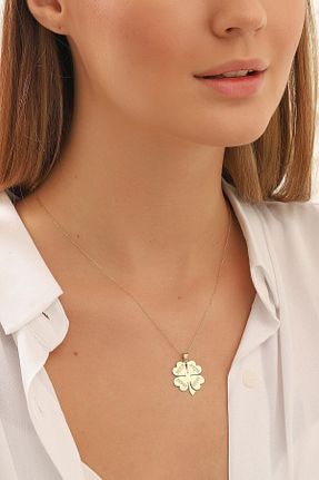 گردنبند طلا زرد زنانه 14 عیار MOOM MÜCEVHERAT - کد 647736763