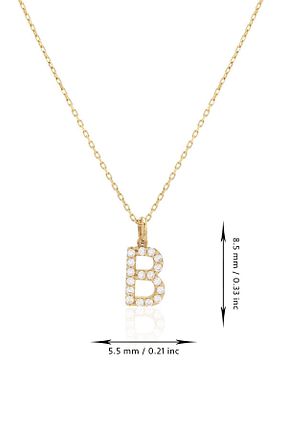 گردنبند طلا زرد زنانه 14 عیار MOOM MÜCEVHERAT - کد 841643053