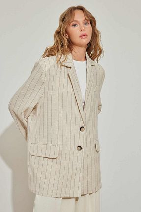 کت قهوه ای زنانه Blazer Hooopstore - کد 835922647