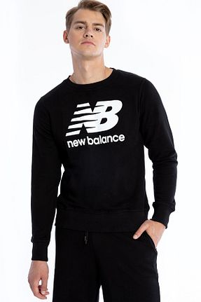 سوئیشرت اسپرت مشکی مردانه رگولار New Balance - کد 855236374