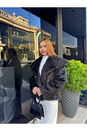 کاپشن مشکی زنانه رگولار Mitay - کد 855216442